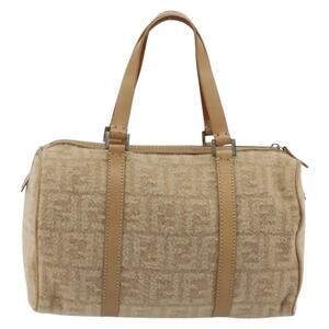 Fendi Zucca Cashmere Boston Bag